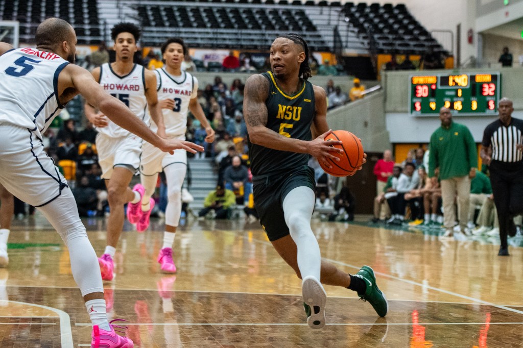 Brian Moore Jr. scores 30 points, helps NSU men take down first-place Howard at home