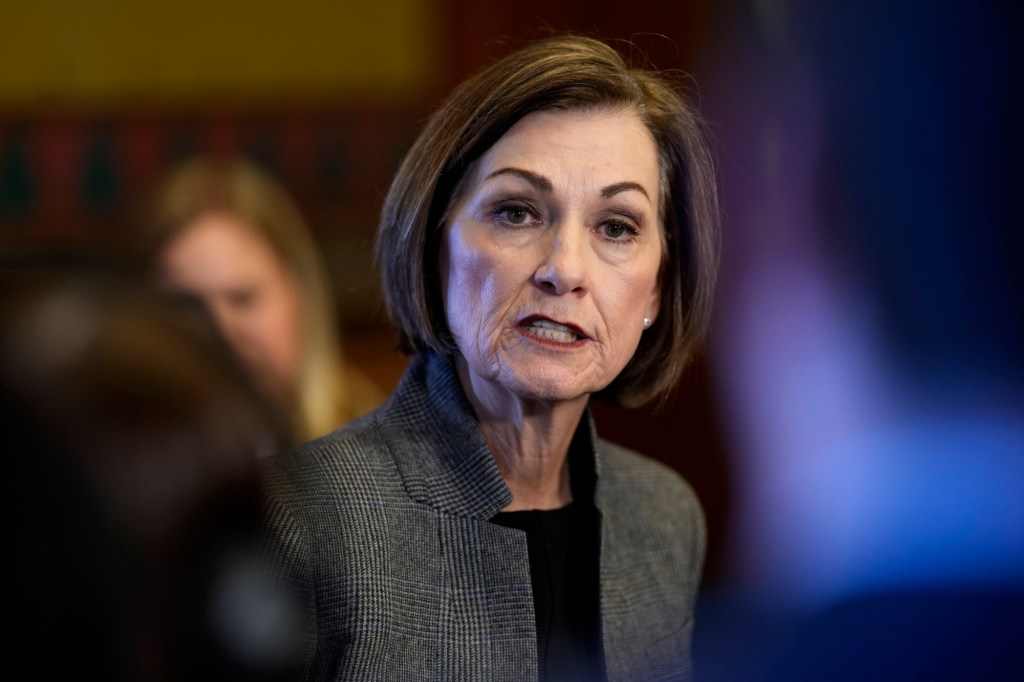 Iowa’s governor signs a bill removing gender identity protections from the state’s civil rights code Iowa’s governor signs a bill removing gender identity protections from the state’s civil rights code