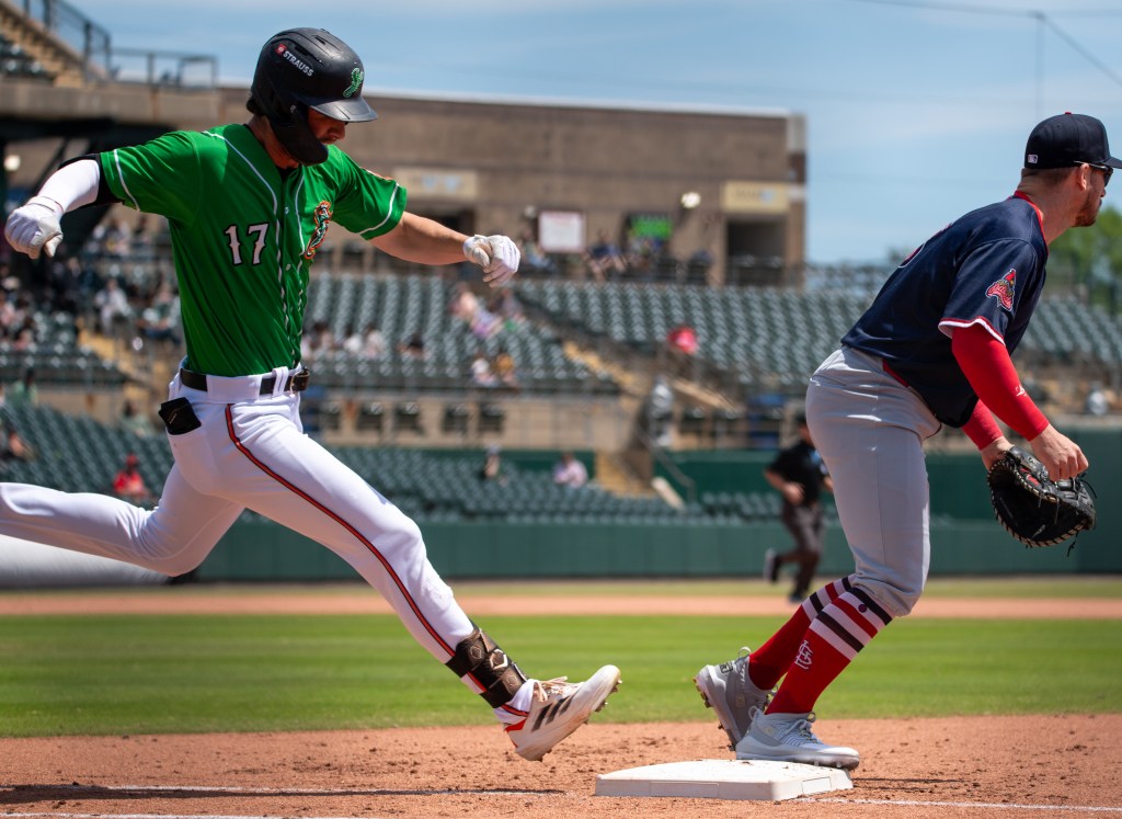 Memphis holds off Tides in Harbor Park matinée