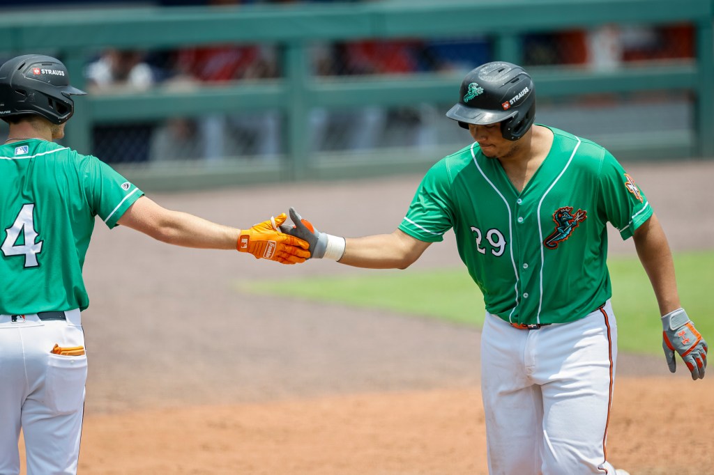 Norfolk Tides prospect Samuel Basallo hits 17th home run in win over Jacksonville
