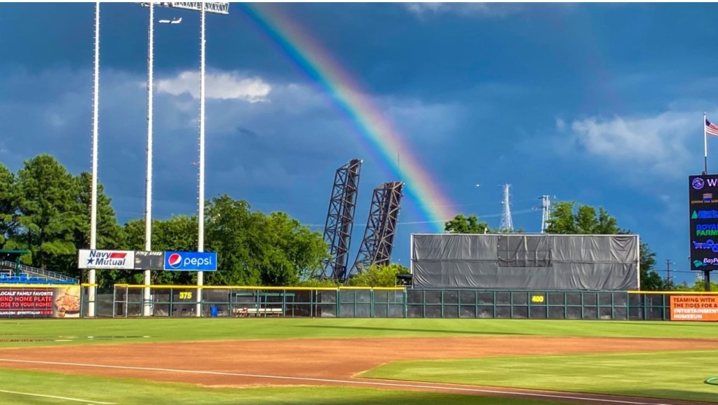 Tides trail Syracuse in game suspended because of weather, will resume Saturday