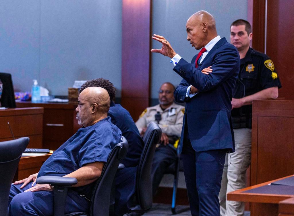 Judge denies bid by the suspect in Tupac Shakur’s killing for a new trial in a jailhouse fight