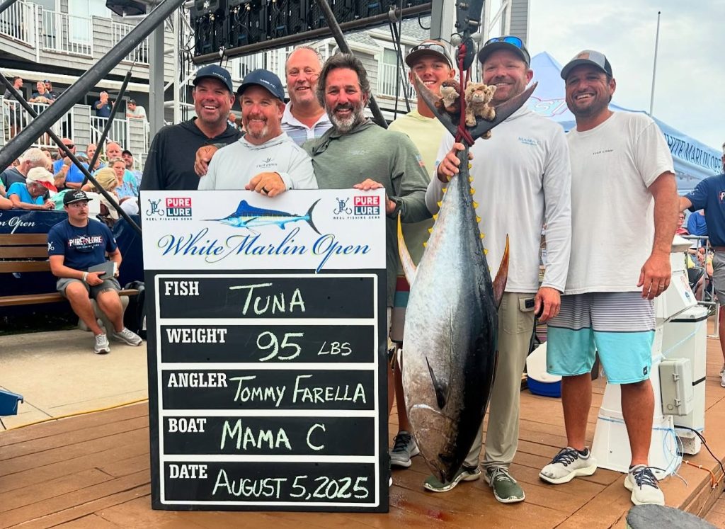 Virginia Beach boat lands 95-pound tuna potentially worth .8 million at White Marlin Open